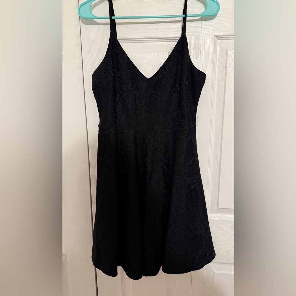 Lulu's Black Mini Dress